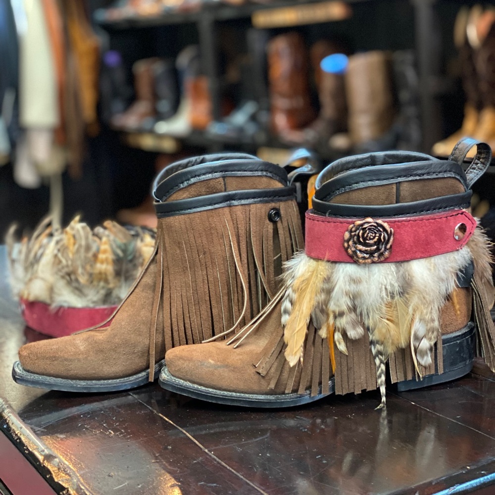 SOLD Size 9, custom order upcycled cowboy boots